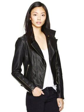 Aritzia Mackage Leather Kenya Jacket Black size XXS
